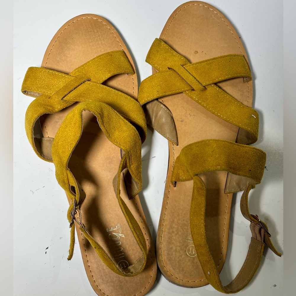 Rogue Helium Marmie Women’s Sandals Buckle Brown Size 11